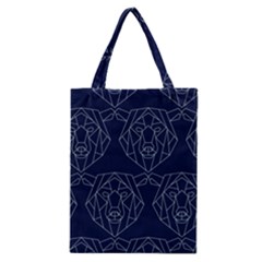 Polygonal Bear Pattern Design Classic Tote Bag