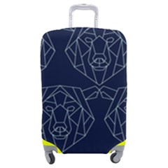 Polygonal Bear Pattern Design Luggage Cover (Medium)