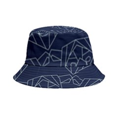 Polygonal Bear Pattern Design Bucket Hat