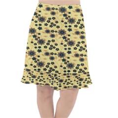 Floral Fishtail Chiffon Skirt by Sparkle