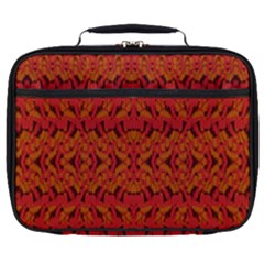 Red Pattern Full Print Lunch Bag by Sparkle