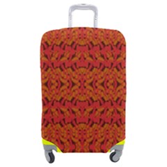 Red Pattern Luggage Cover (medium)