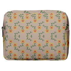 Flowers Pattern Make Up Pouch (large)