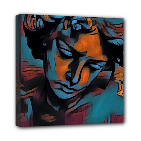 The Guardian Angel Viii Mini Canvas 8  X 8  (stretched) by karstenhamre