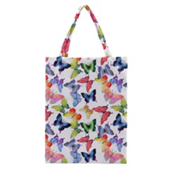 Bright Butterflies Circle In The Air Classic Tote Bag by SychEva