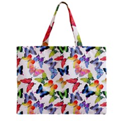 Bright Butterflies Circle In The Air Zipper Mini Tote Bag by SychEva