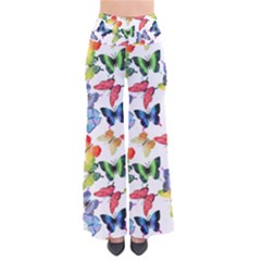 Bright Butterflies Circle In The Air So Vintage Palazzo Pants by SychEva