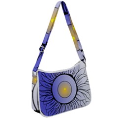 Flower Zip Up Shoulder Bag by zappwaits