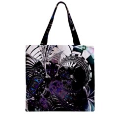 When Gears Turn Zipper Grocery Tote Bag by MRNStudios