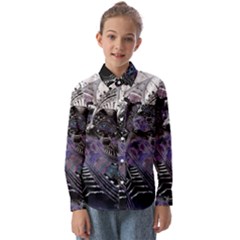 When Gears Turn Kids  Long Sleeve Shirt by MRNStudios