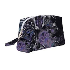 When Gears Turn Wristlet Pouch Bag (medium) by MRNStudios