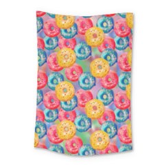 Multicolored Donuts Small Tapestry by SychEva