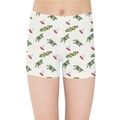 Spruce And Pine Branches Kids  Sports Shorts by SychEva