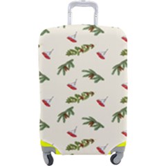 Spruce And Pine Branches Luggage Cover (large) by SychEva