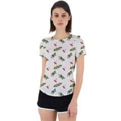 Spruce And Pine Branches Back Cut Out Sport Tee by SychEva