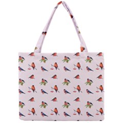 Bullfinches Sit On Branches Mini Tote Bag by SychEva