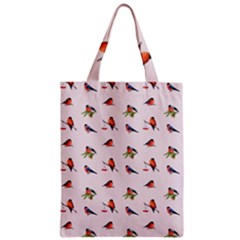 Bullfinches Sit On Branches Zipper Classic Tote Bag by SychEva