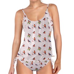 Bullfinches Sit On Branches Tankini Set by SychEva
