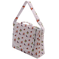 Bullfinches Sit On Branches Box Up Messenger Bag by SychEva