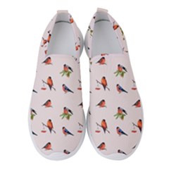 Bullfinches Sit On Branches Women s Slip On Sneakers by SychEva