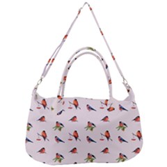 Bullfinches Sit On Branches Removal Strap Handbag by SychEva