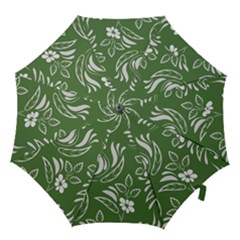 Folk Flowers Pattern Floral Surface Design Seamless Pattern Hook Handle Umbrellas (large) by Eskimos