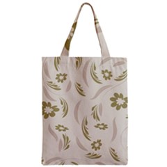 Folk Flowers Pattern Floral Surface Design Seamless Pattern Zipper Classic Tote Bag by Eskimos