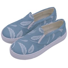 Folk Flowers Pattern Floral Surface Design Seamless Pattern Kids  Canvas Slip Ons by Eskimos