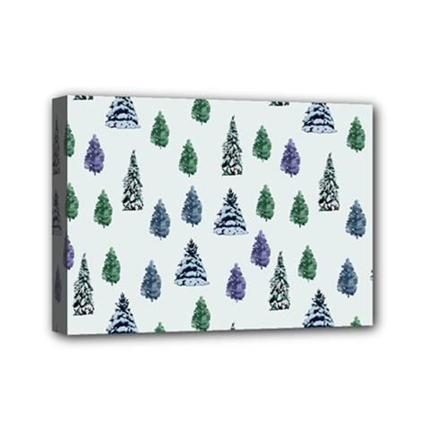 Coniferous Forest Mini Canvas 7  X 5  (stretched) by SychEva