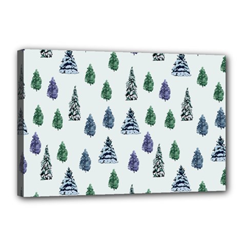 Coniferous Forest Canvas 18  X 12  (stretched)