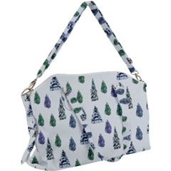 Coniferous Forest Canvas Crossbody Bag by SychEva