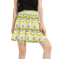 Cartoon Pattern Waistband Skirt by Sparkle