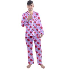Stars Men s Long Sleeve Satin Pajamas Set by Sparkle