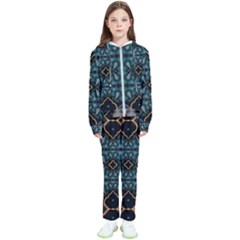 Blue Pattern Kids  Tracksuit by Dazzleway