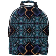 Blue Pattern Mini Full Print Backpack by Dazzleway