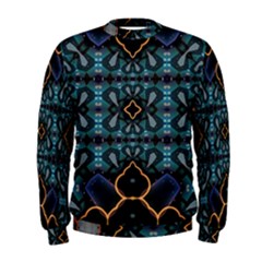 Blue Pattern Men s Sweatshirt