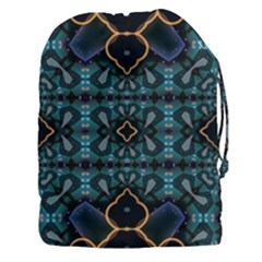 Blue Pattern Drawstring Pouch (3xl)