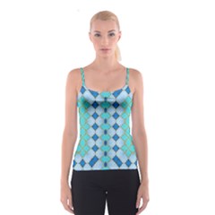 Turquoise Spaghetti Strap Top by Dazzleway