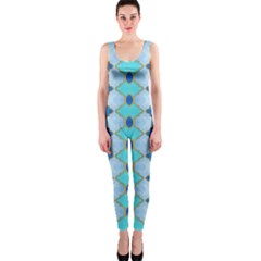 Turquoise One Piece Catsuit by Dazzleway