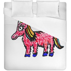 Unicorn Sketchy Style Drawing Duvet Cover (king Size) by dflcprintsclothing