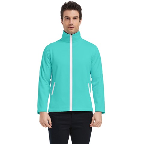 Color Turquoise Men s Bomber Jacket by Kultjers