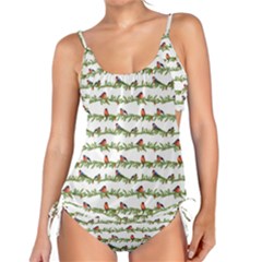 Bullfinches On The Branches Tankini Set by SychEva