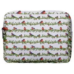 Bullfinches On The Branches Make Up Pouch (large) by SychEva