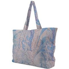 Convoluted Patterns Simple Shoulder Bag by kaleidomarblingart
