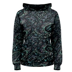 Emerald Distortion Women s Pullover Hoodie by MRNStudios