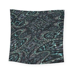 Emerald Distortion Square Tapestry (small) by MRNStudios