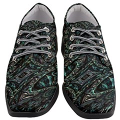 Emerald Distortion Women Heeled Oxford Shoes by MRNStudios