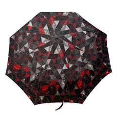 Gothic Peppermint Folding Umbrellas by MRNStudios