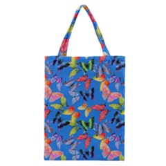 Bright Butterflies Circle In The Air Classic Tote Bag by SychEva