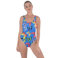 Bright Butterflies Circle In The Air Bring Sexy Back Swimsuit by SychEva